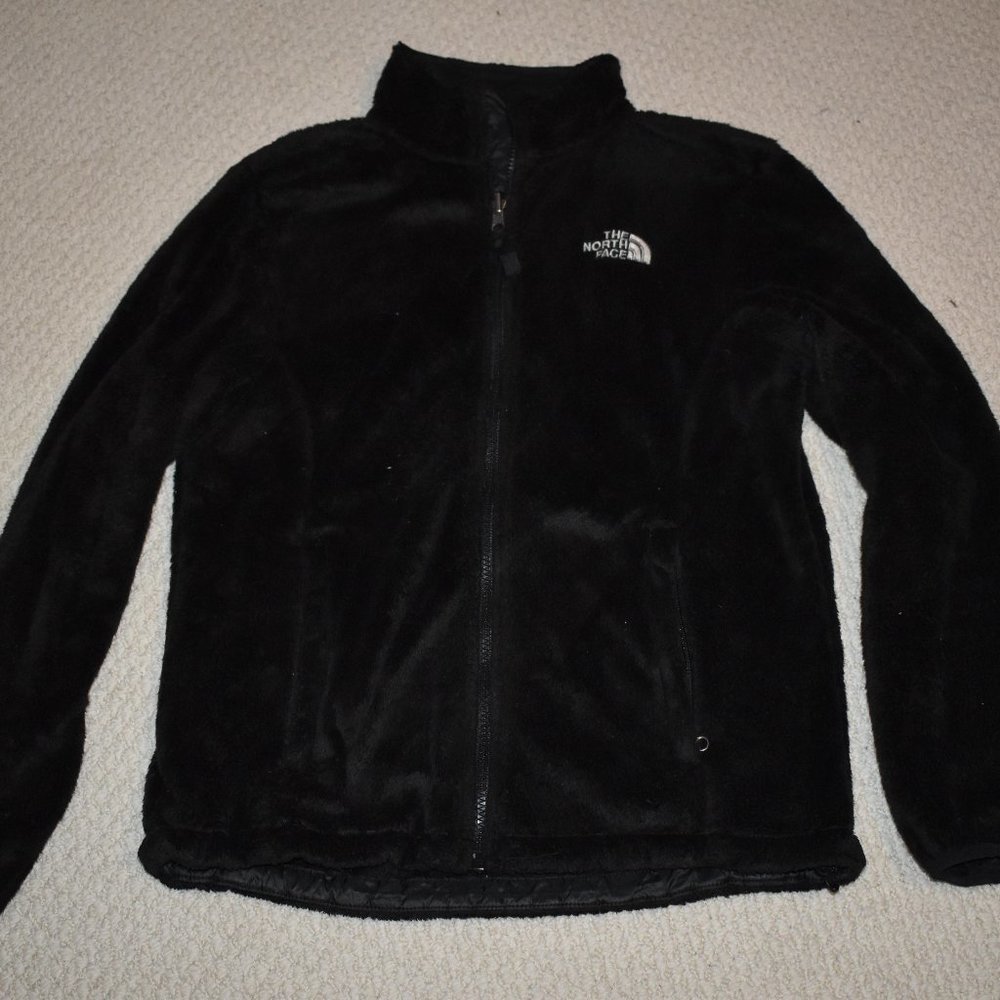 North Face Fuzzy Black Jacket | Size M